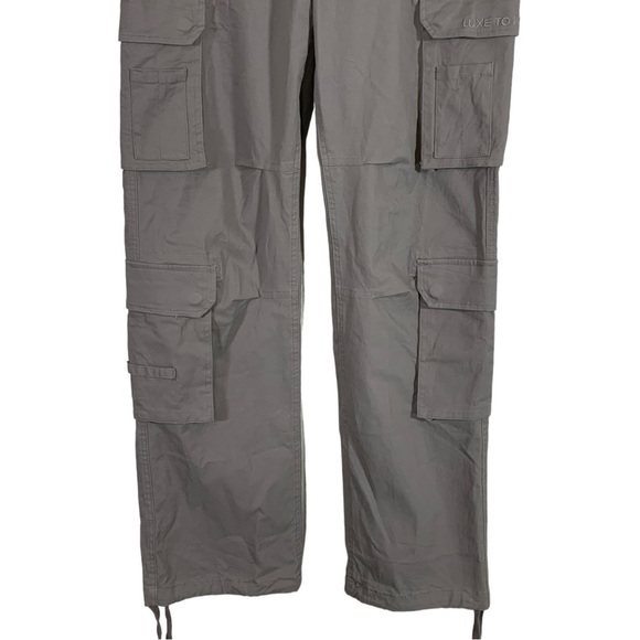 Lux To Kill High Waist Cargo Straight Leg Pants Size 4 - Picture 7 of 12